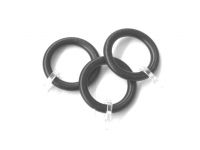 Art. 142F Iron ring with nylon sheath and hook 